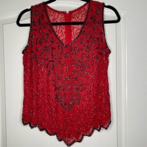 Vintage Beaded Top